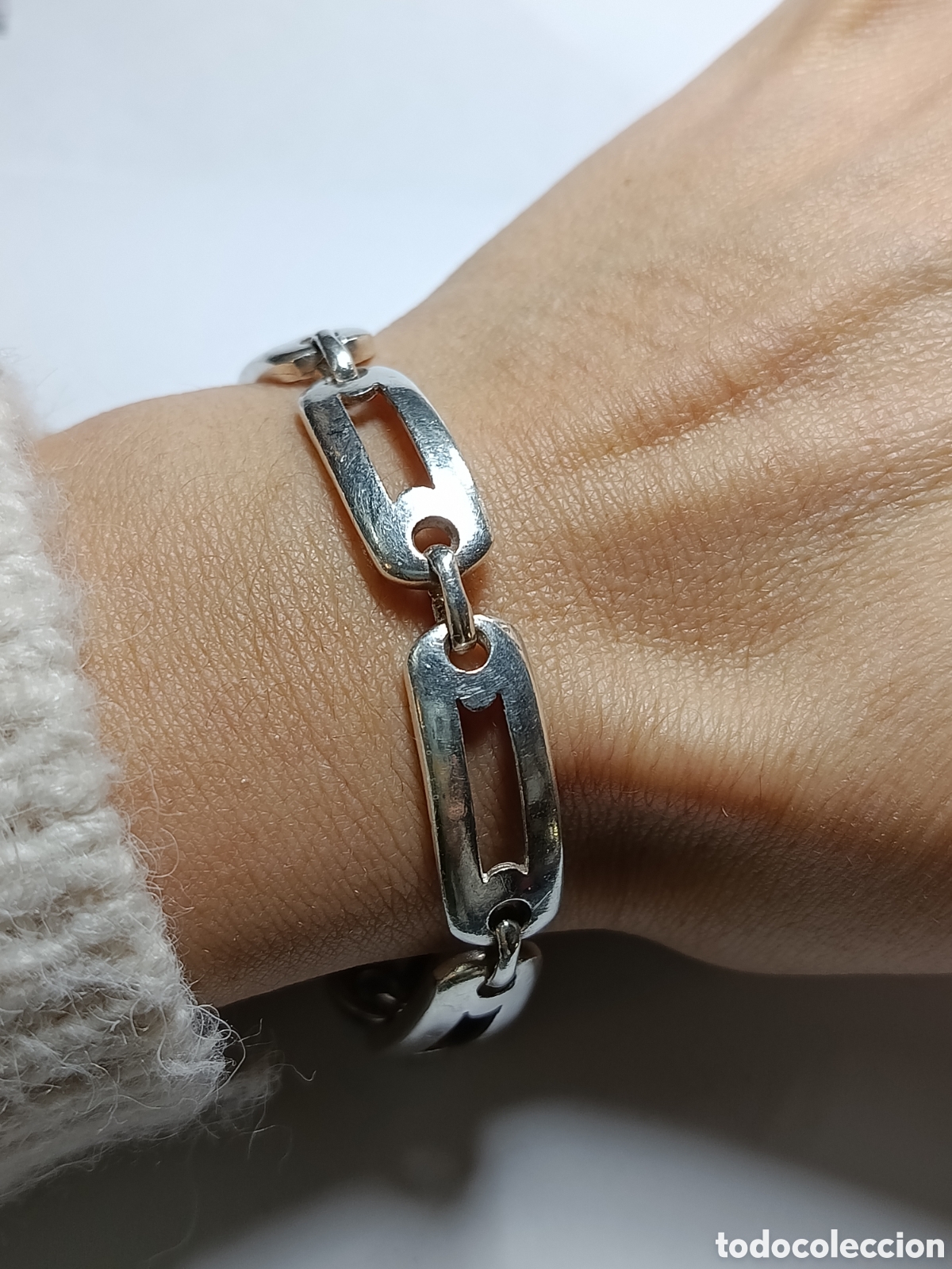 Joyeria: Pulsera de plata. Estilo vintage. - Foto 1