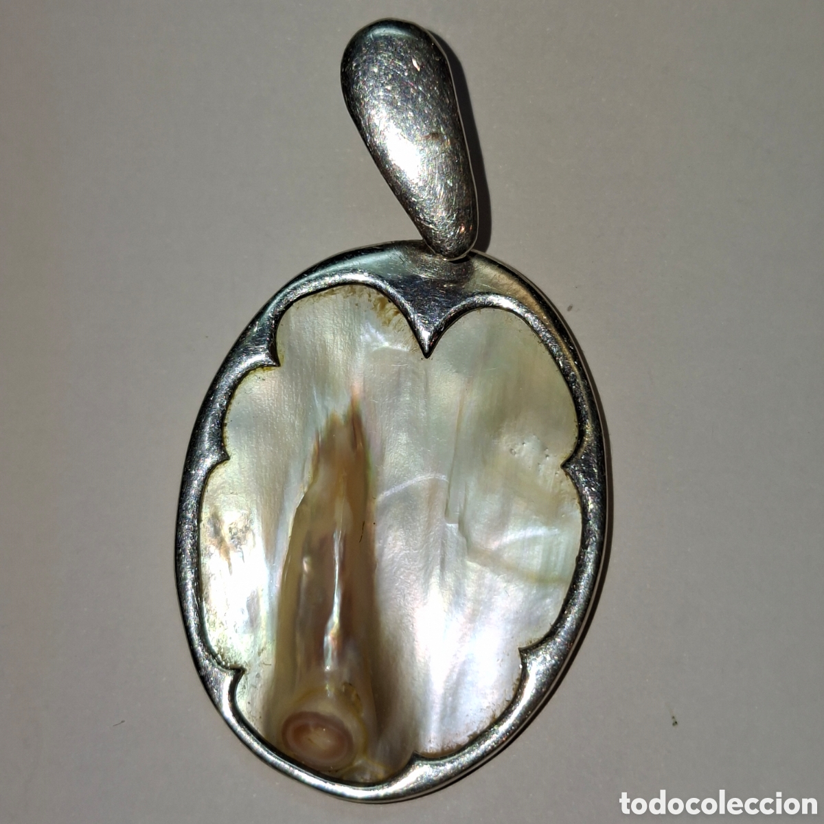 Joyeria: BONITO COLGANTE DE PLATA Y NACAR - Foto 2