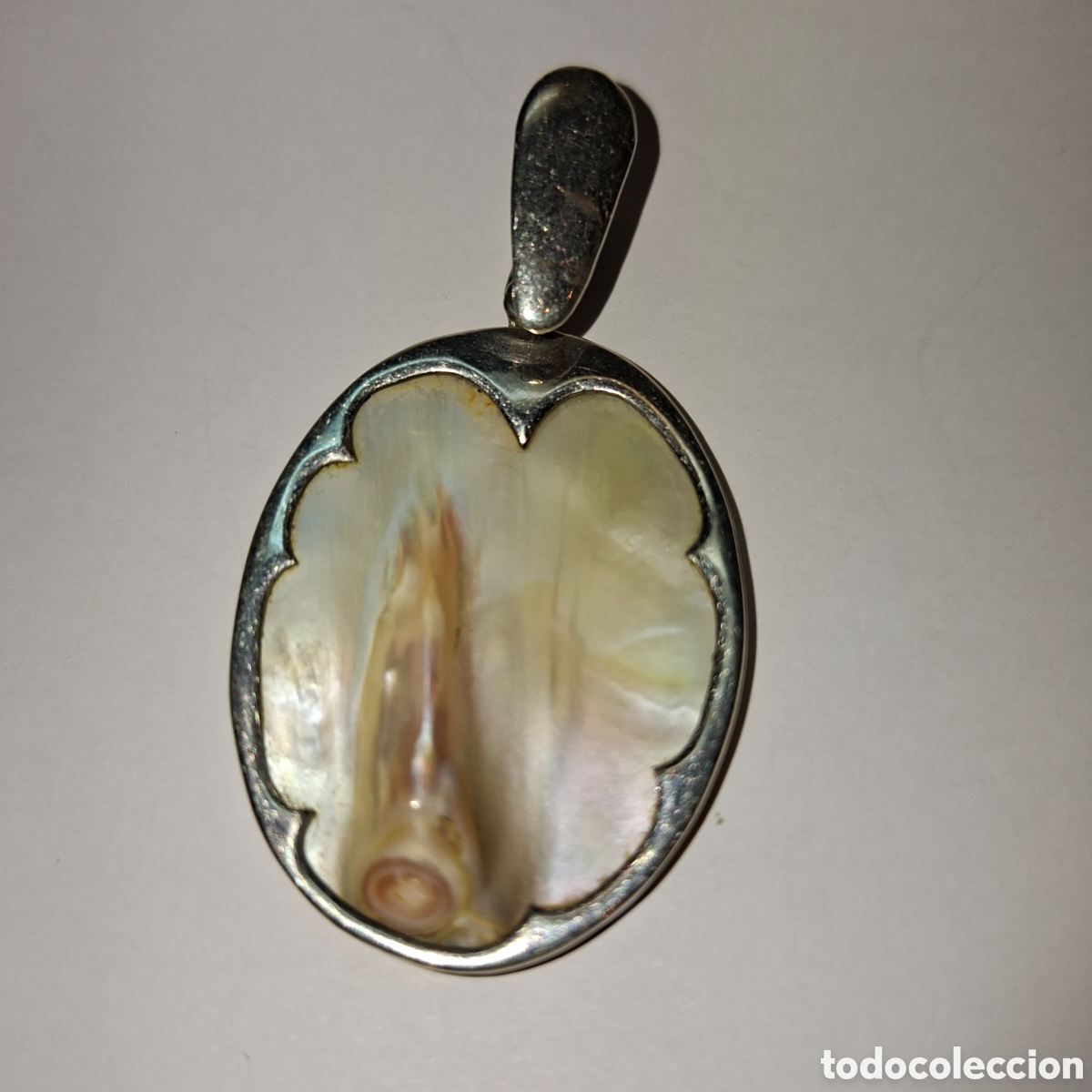 Joyeria: BONITO COLGANTE DE PLATA Y NACAR - Foto 8