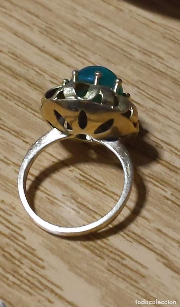 Joyeria: sortija de mujer oro y jade - Foto 3