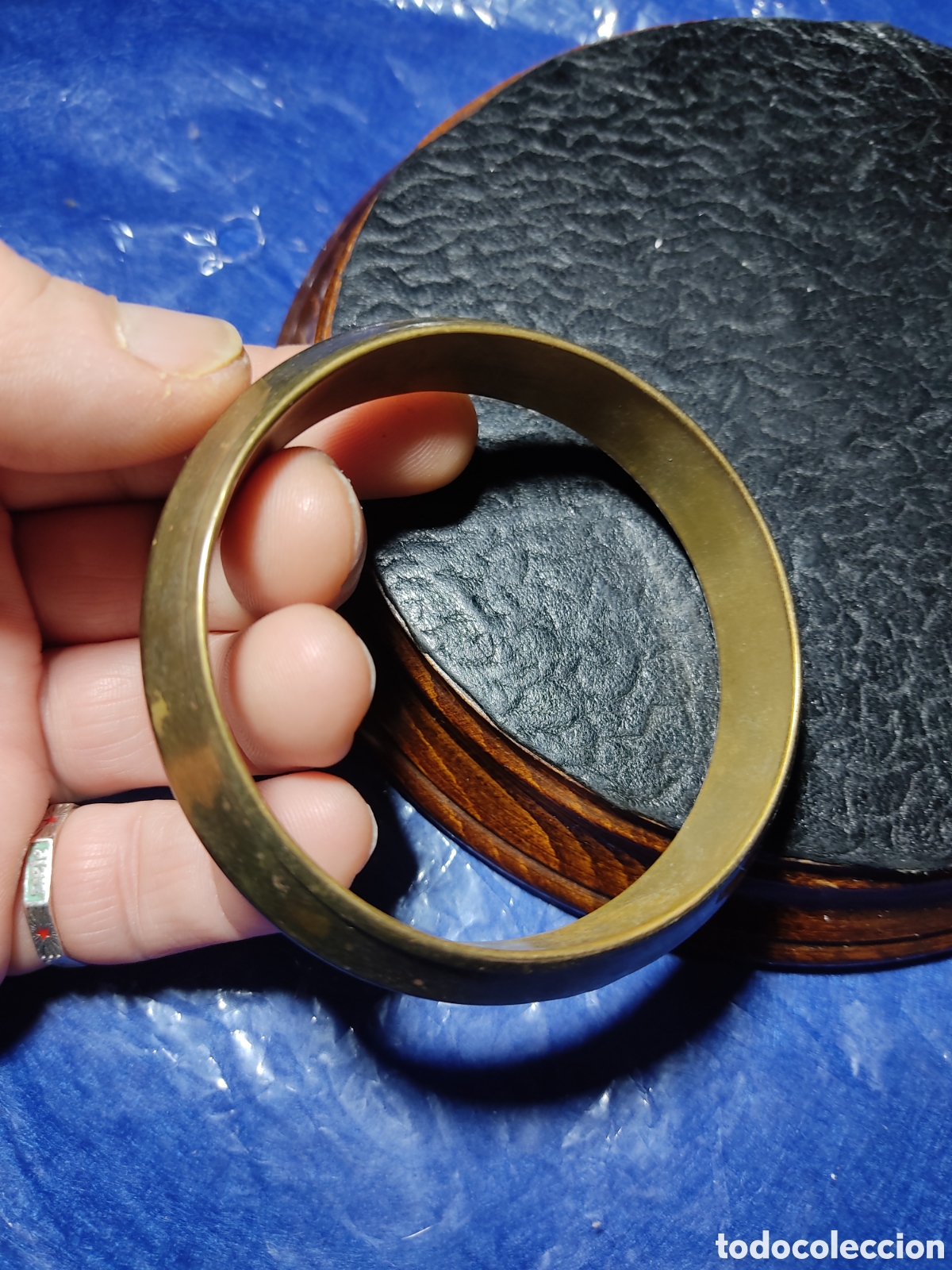 Joyeria: Pulsera & brazalete de lat&oacute;n.Vintage. - Foto 6