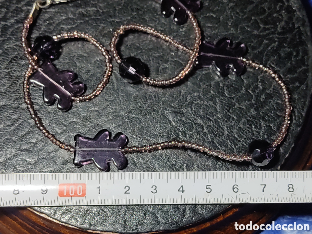 Joyeria: Collar de cristal con ositos. - Foto 4