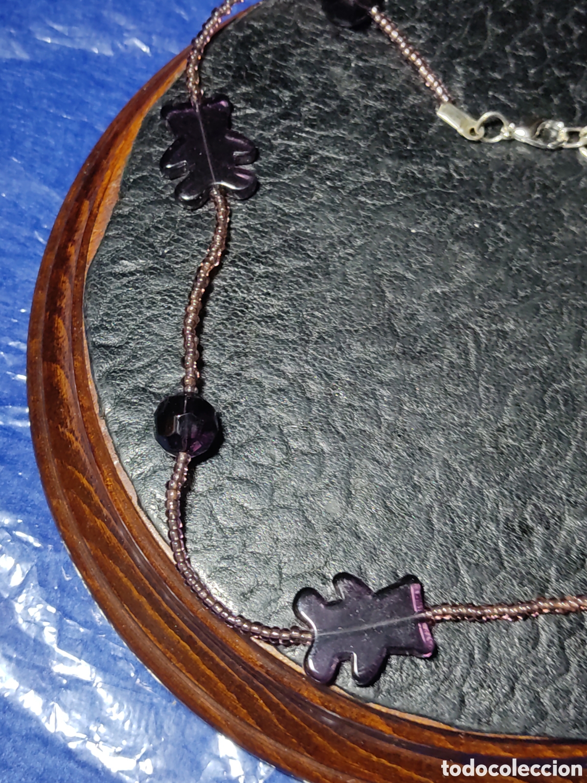 Joyeria: Collar de cristal con ositos. - Foto 2