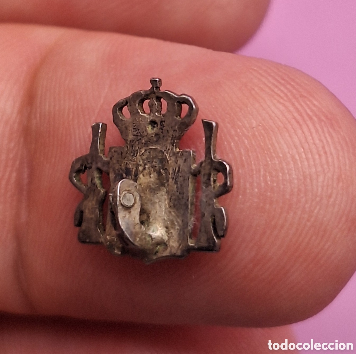 Joyeria: Antiguos Pendientes Escudo de Espa&ntilde;a - Plata - - Foto 13