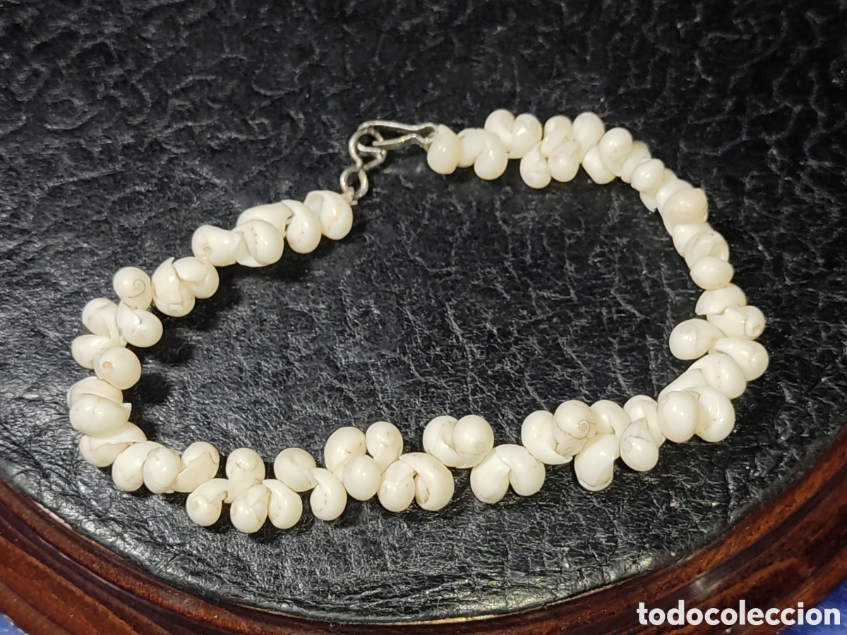 Joyeria: Pulsera de caracolas.Vintage. - Foto 1