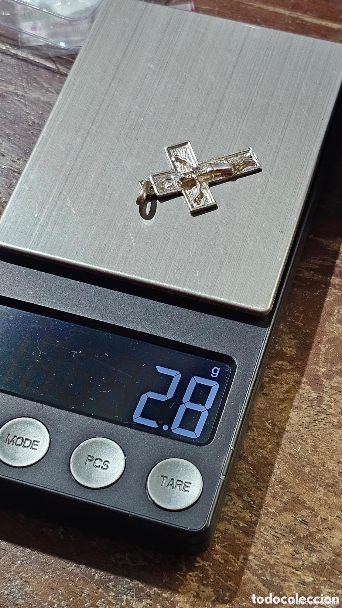 Joyeria: CRUCIFIJO DE PLATA DE LEY CONTRASTADA - Foto 4