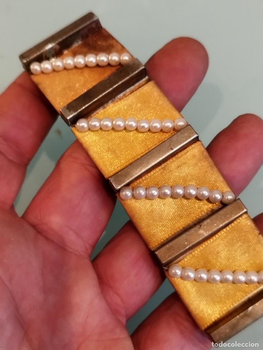 Joyeria: Antigua parte de pulsera o brazalete. - Foto 3