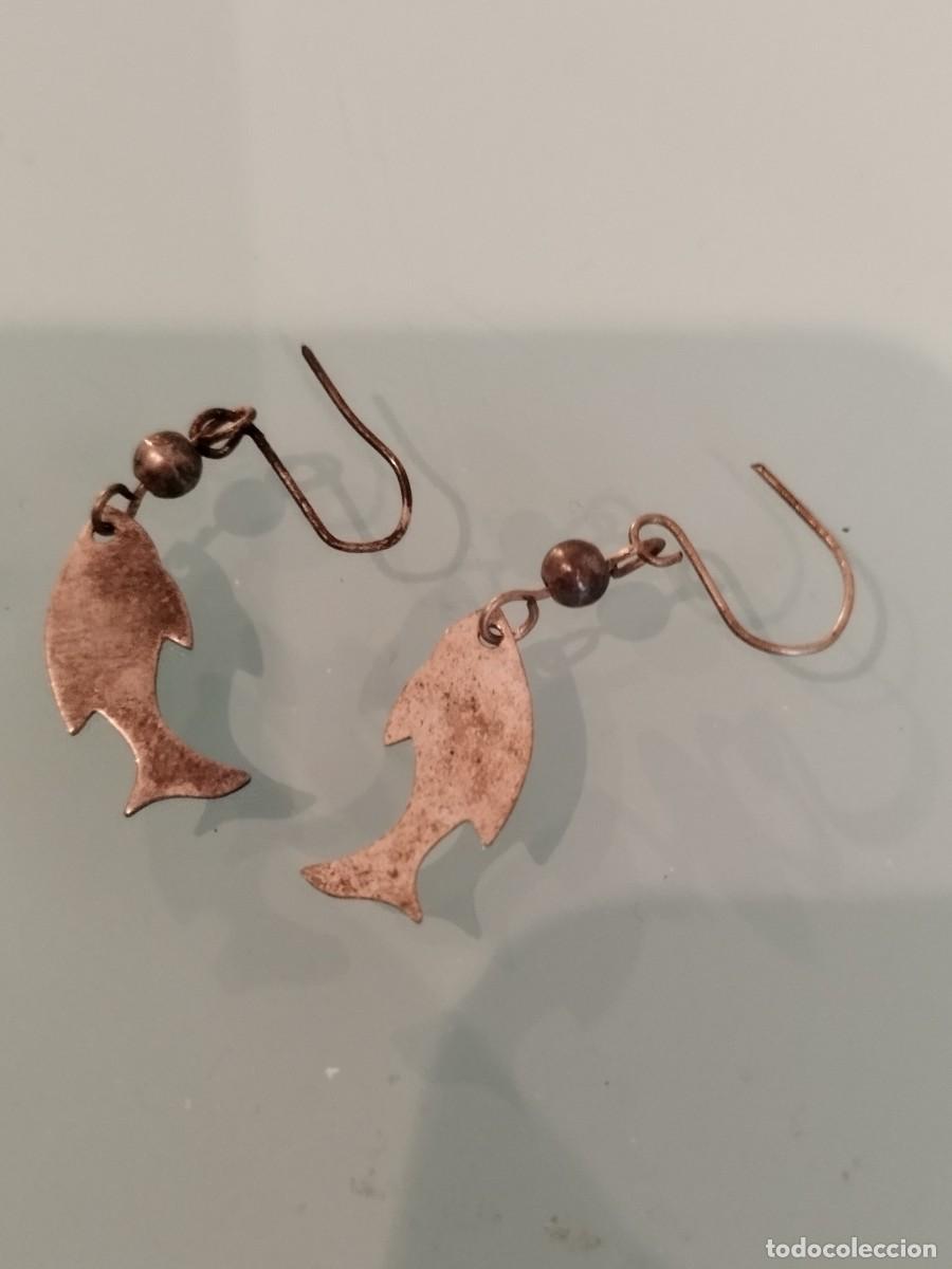 Joyeria: Pareja, par de pendientes de dos peces. - Foto 2