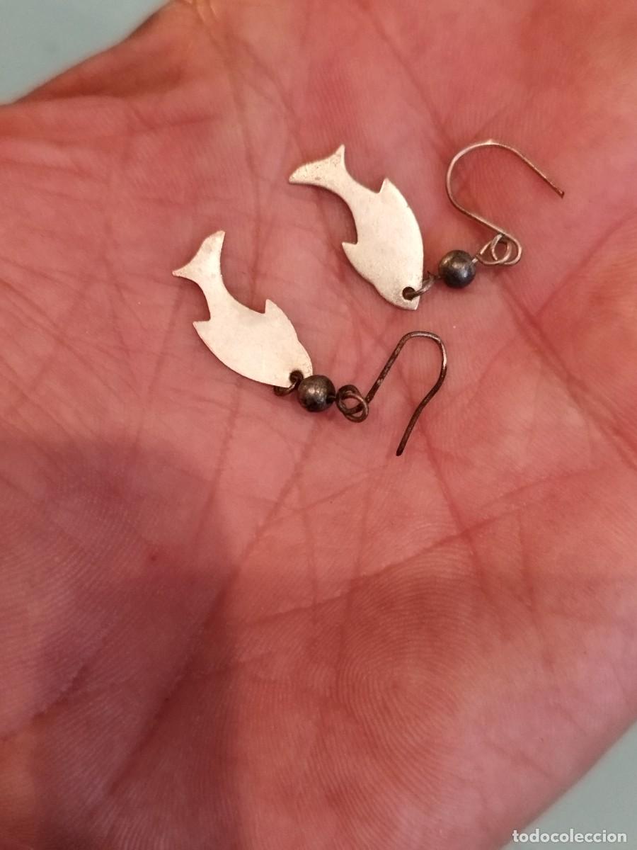 Joyeria: Pareja, par de pendientes de dos peces. - Foto 3