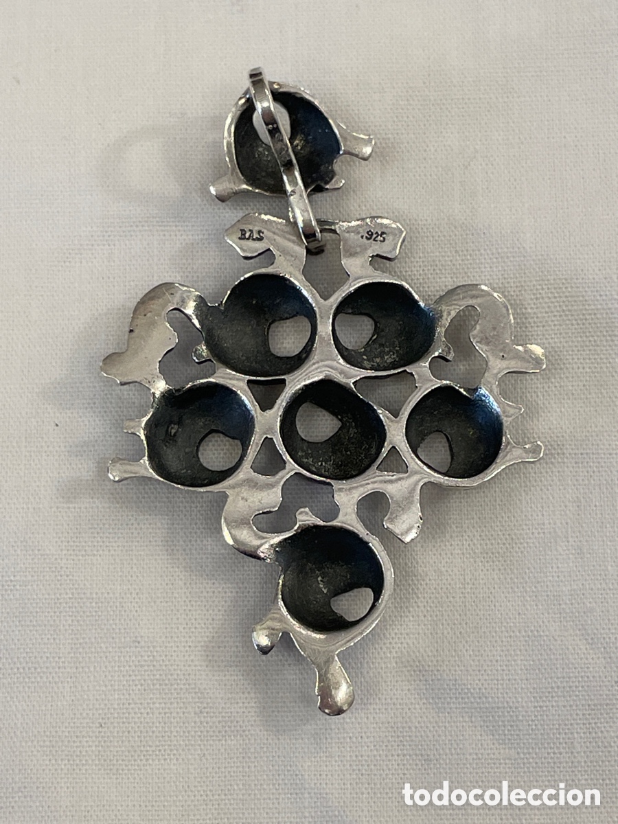 Joyeria: Colgante plata siglo XX - Foto 4