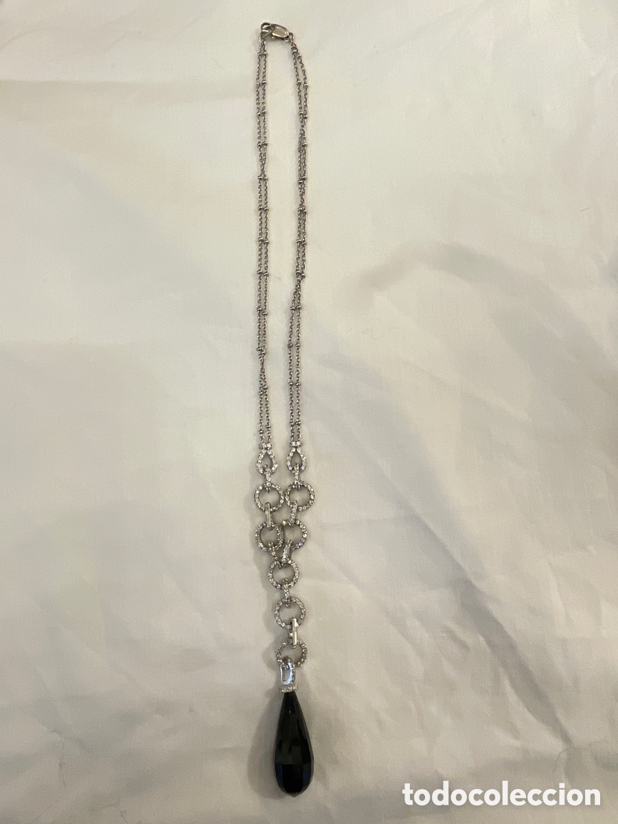 Joyeria: Collar plata, circonitas y &oacute;nix de imitaci&oacute;n - Foto 2