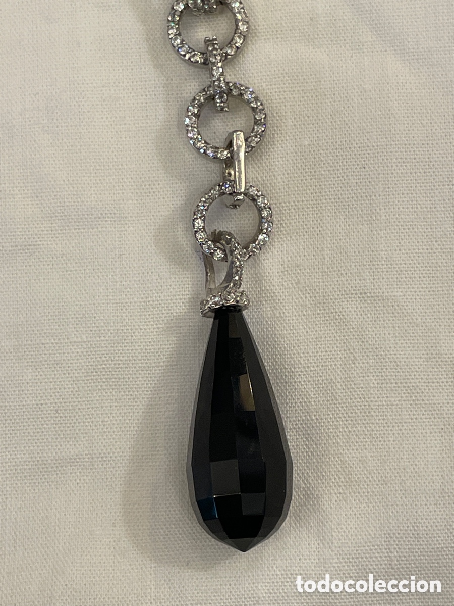 Joyeria: Collar plata, circonitas y &oacute;nix de imitaci&oacute;n - Foto 4