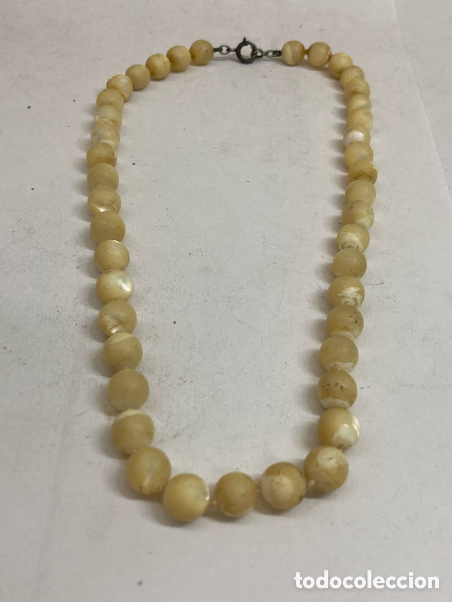 Joyeria: Collar de n&aacute;car y cierre de plata /CC390 - Foto 1