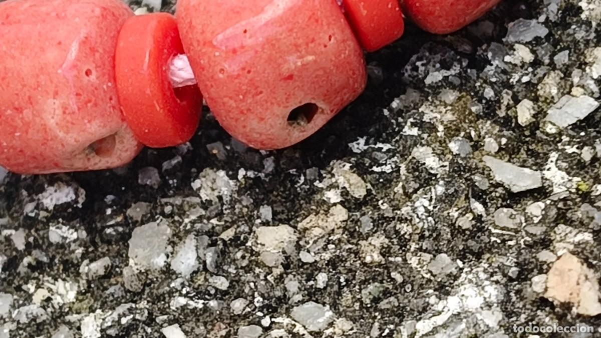 Joyeria: Collier corail rouge original 45 cm vintage - Foto 2