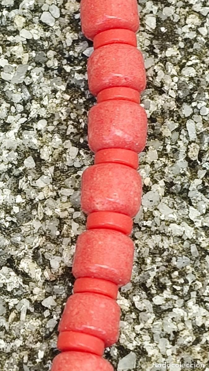 Joyeria: Collier corail rouge original 45 cm vintage - Foto 3