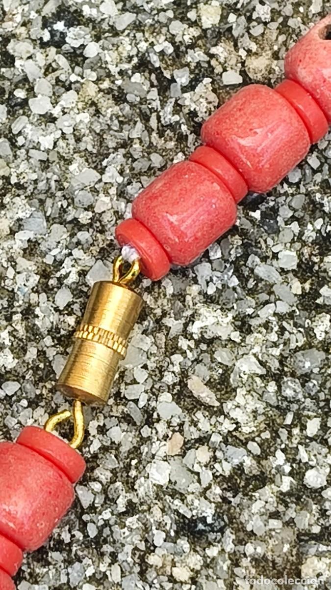 Joyeria: Collier corail rouge original 45 cm vintage - Foto 4