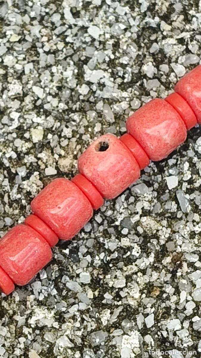 Joyeria: Collier corail rouge original 45 cm vintage - Foto 5