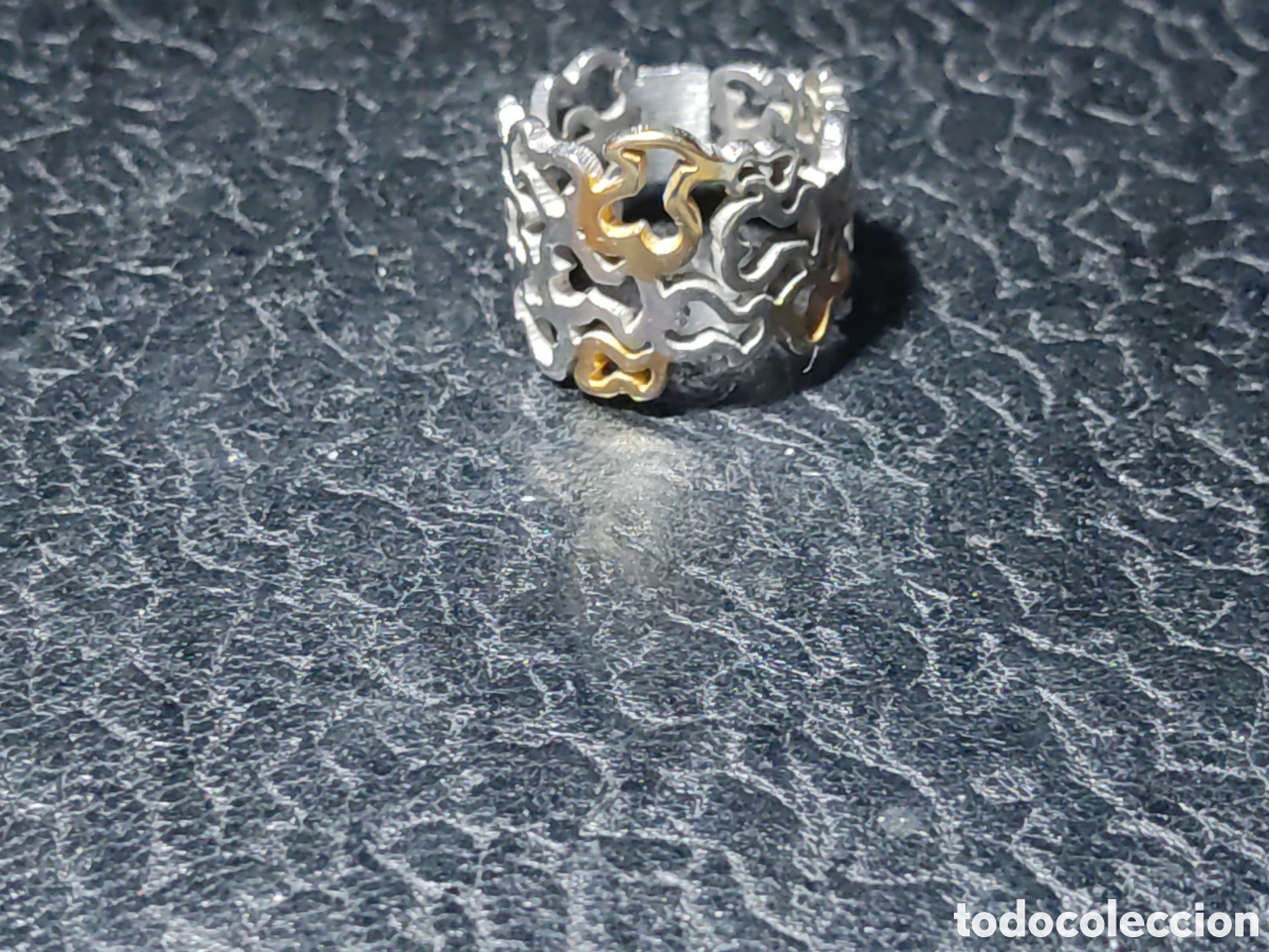 Joyeria: Anillo Tous ositos bicolor. - Foto 1