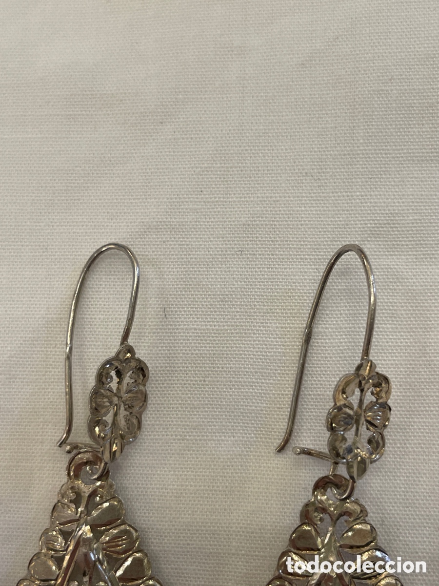 Joyeria: Pendientes plata tallados a mano - Foto 4