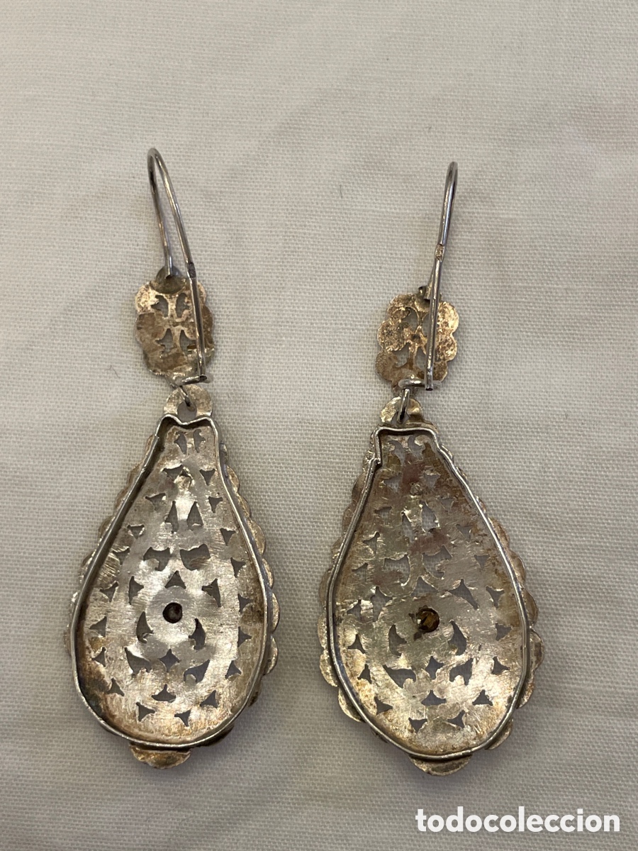 Joyeria: Pendientes plata tallados a mano - Foto 5