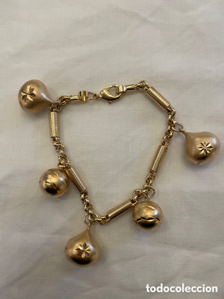 Joyeria: Pulsera de plata con ba&ntilde;o de oro - Foto 2