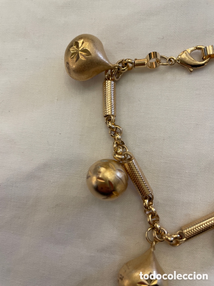 Joyeria: Pulsera de plata con ba&ntilde;o de oro - Foto 3