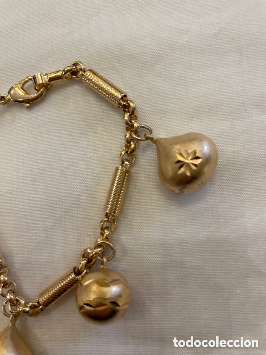 Joyeria: Pulsera de plata con ba&ntilde;o de oro - Foto 4