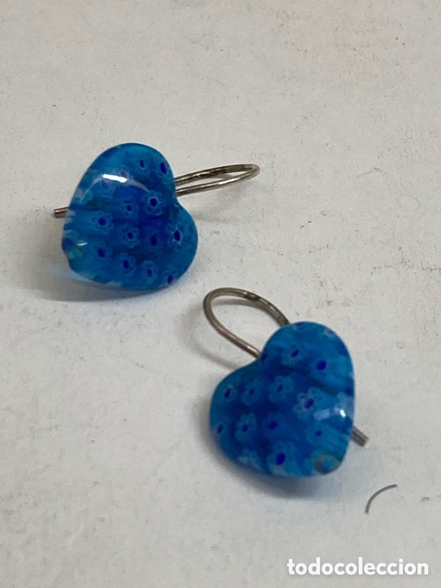 Joyeria: Pendientes de plata y cristal murano P413 - Foto 1