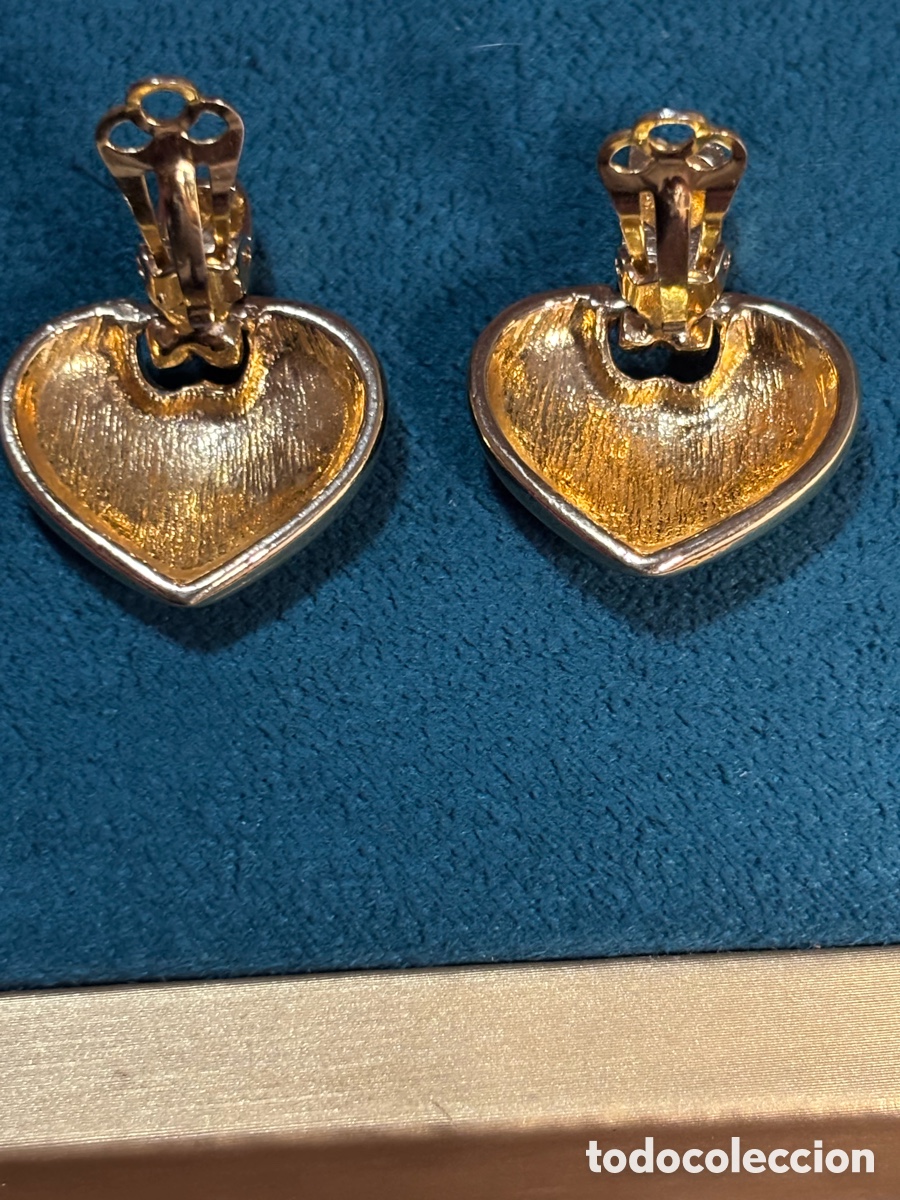Joyeria: Pendientes dorados coraz&oacute;n - Foto 2
