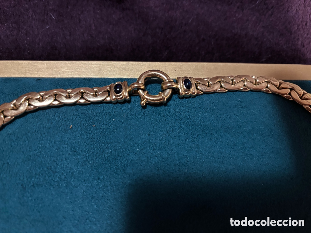 Joyeria: Gargantilla dorada vintage - Foto 2