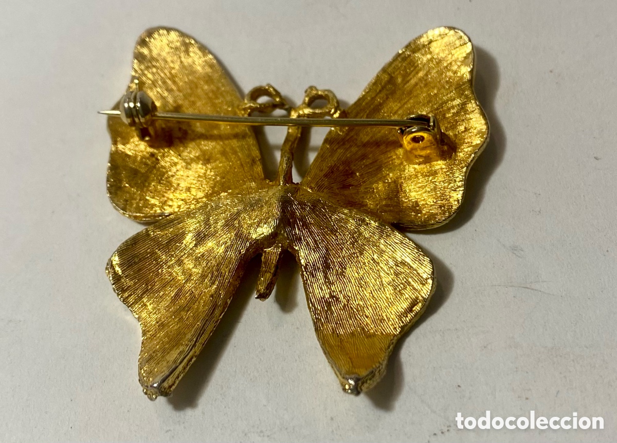 Joyeria: Broche mariposa dorada - Foto 3