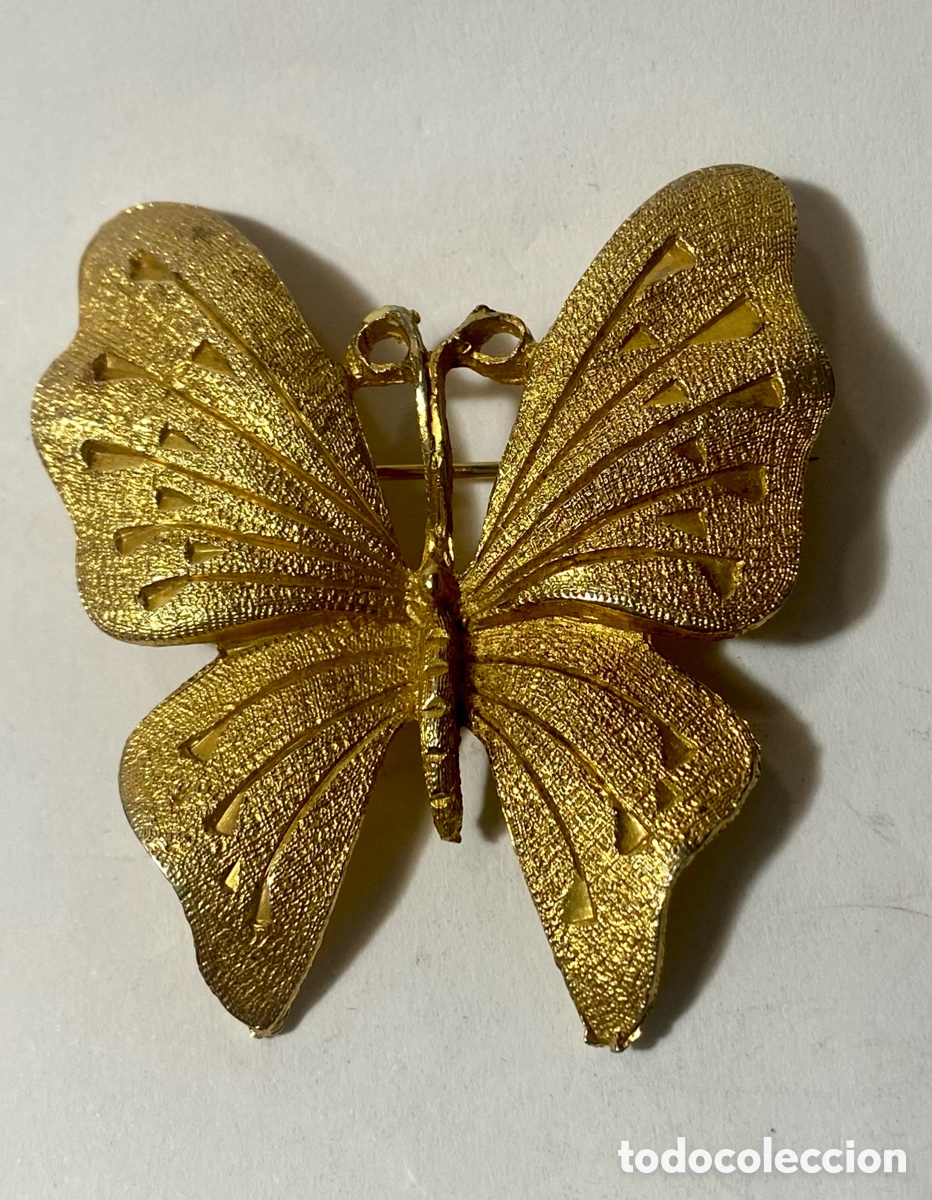 Joyeria: Broche mariposa dorada - Foto 1