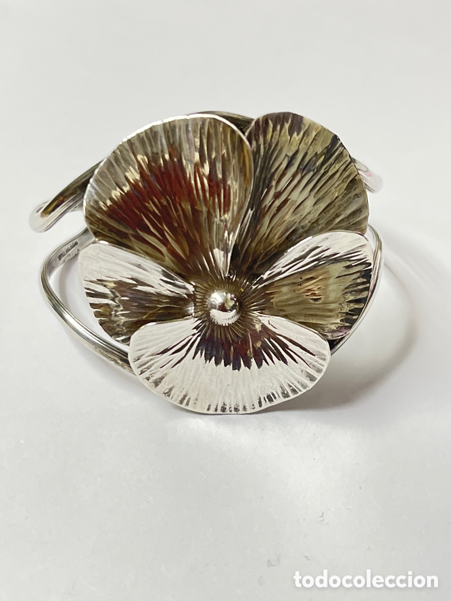 Joyeria: Pulsera de plata forma flor /Pul348 - Foto 1