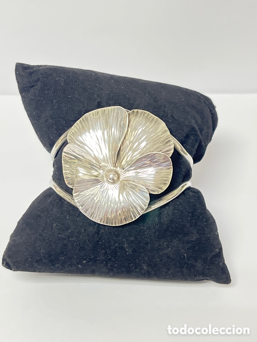 Joyeria: Pulsera de plata forma flor /Pul348 - Foto 3