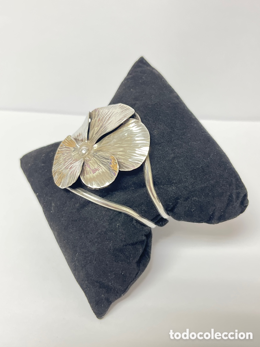 Joyeria: Pulsera de plata forma flor /Pul348 - Foto 4