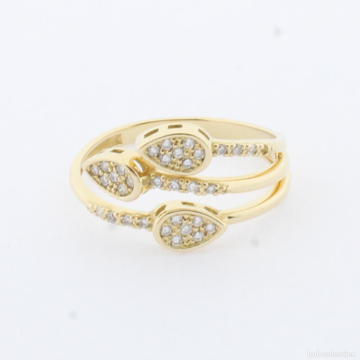 Joyeria: Anillo oro con brillantes - Foto 1