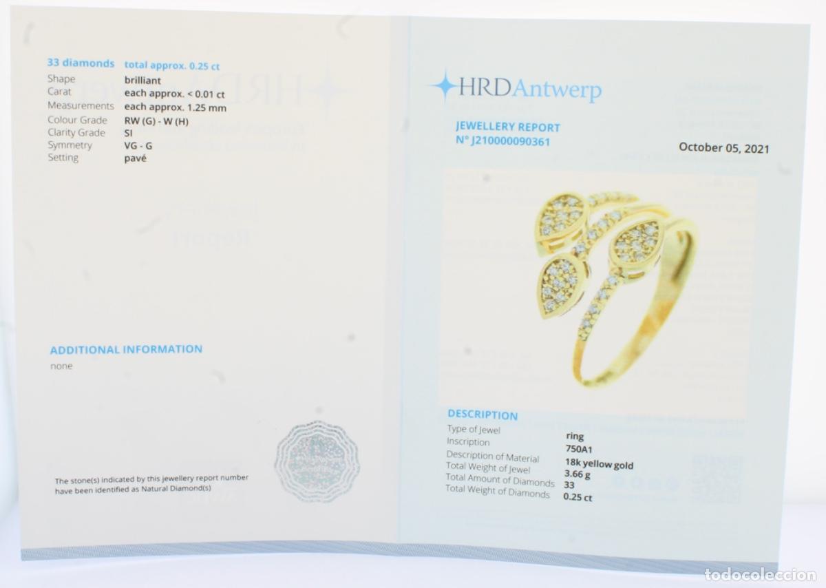 Joyeria: Anillo oro con brillantes - Foto 3