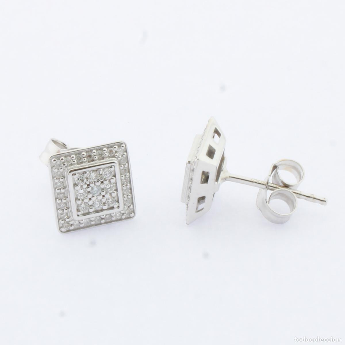 Joyeria: Pendientes oro blanco con diamantes y perlas - Foto 6