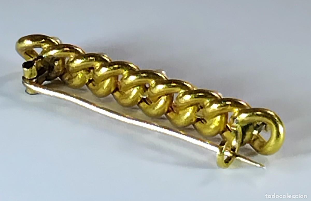 Joyeria: Oro 18 k. Broche con perlas - Foto 3