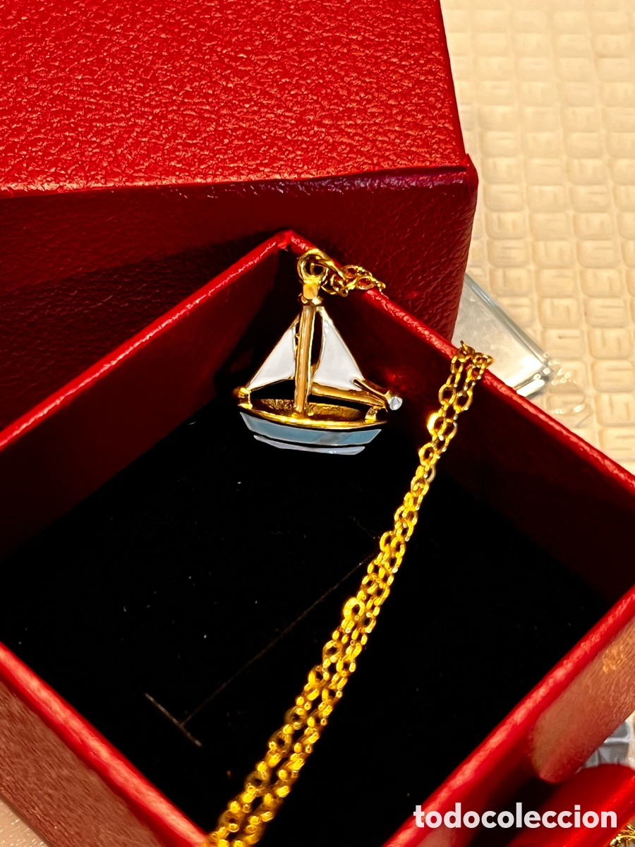 Joyeria: Colgante velero esmaltado - Foto 1