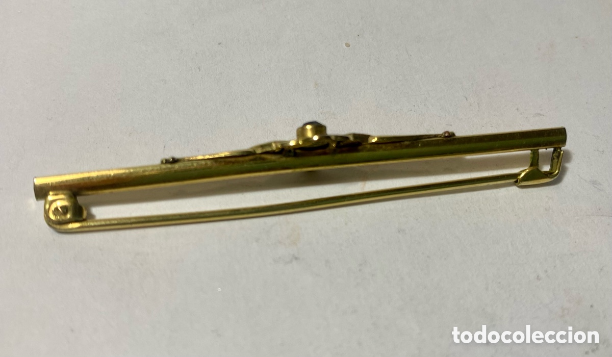 Joyeria: Broche dorado con Piera central - Foto 3