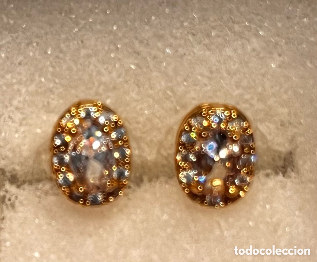 Joyeria: Pendientes ovalados Gold Filled (chapados en oro)