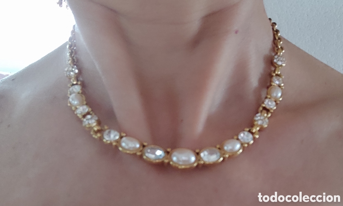 Joyeria: Conjunto gargantilla y pendientes - Foto 1