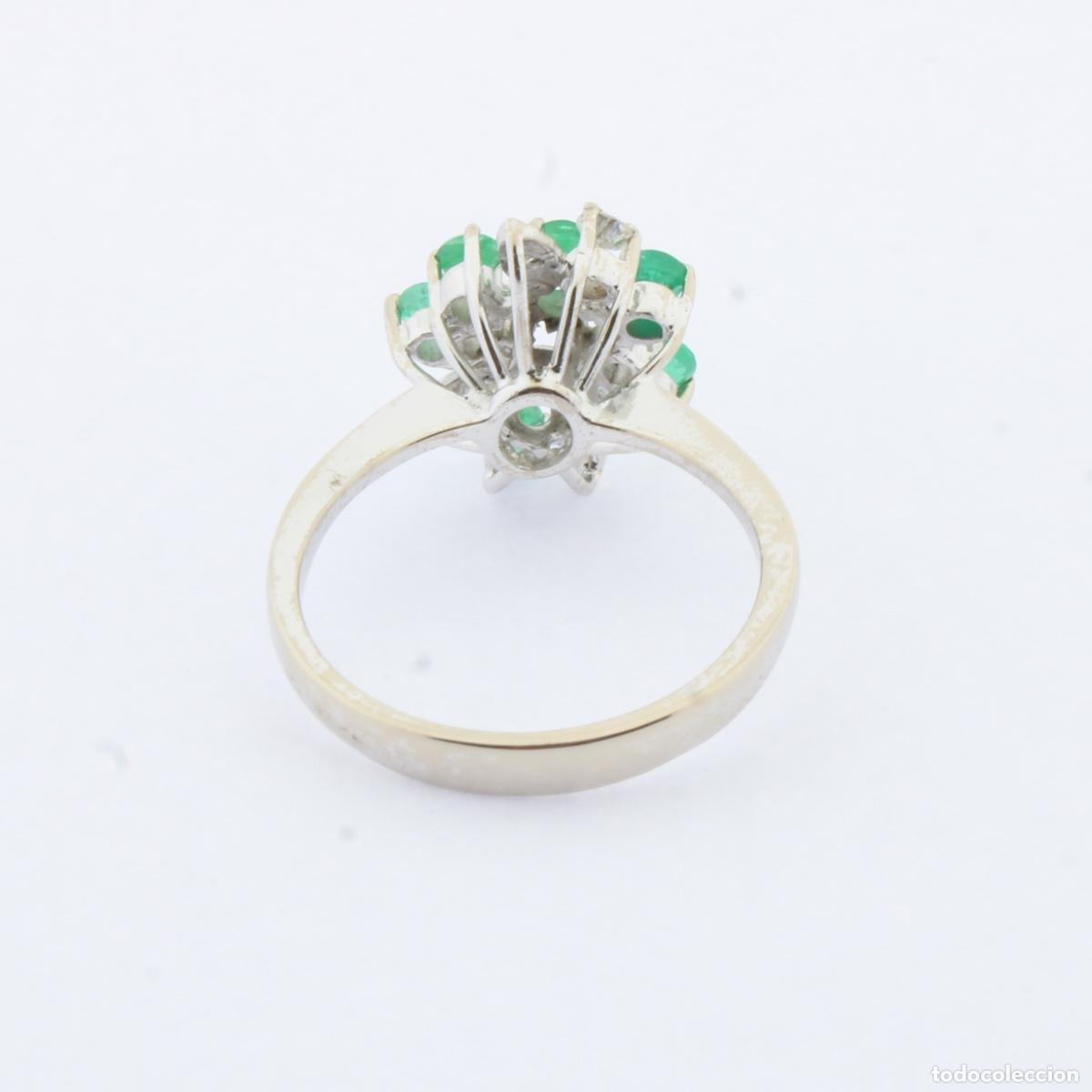 Joyeria: Anillo oro blanco con diamante y esmeralda - Foto 5