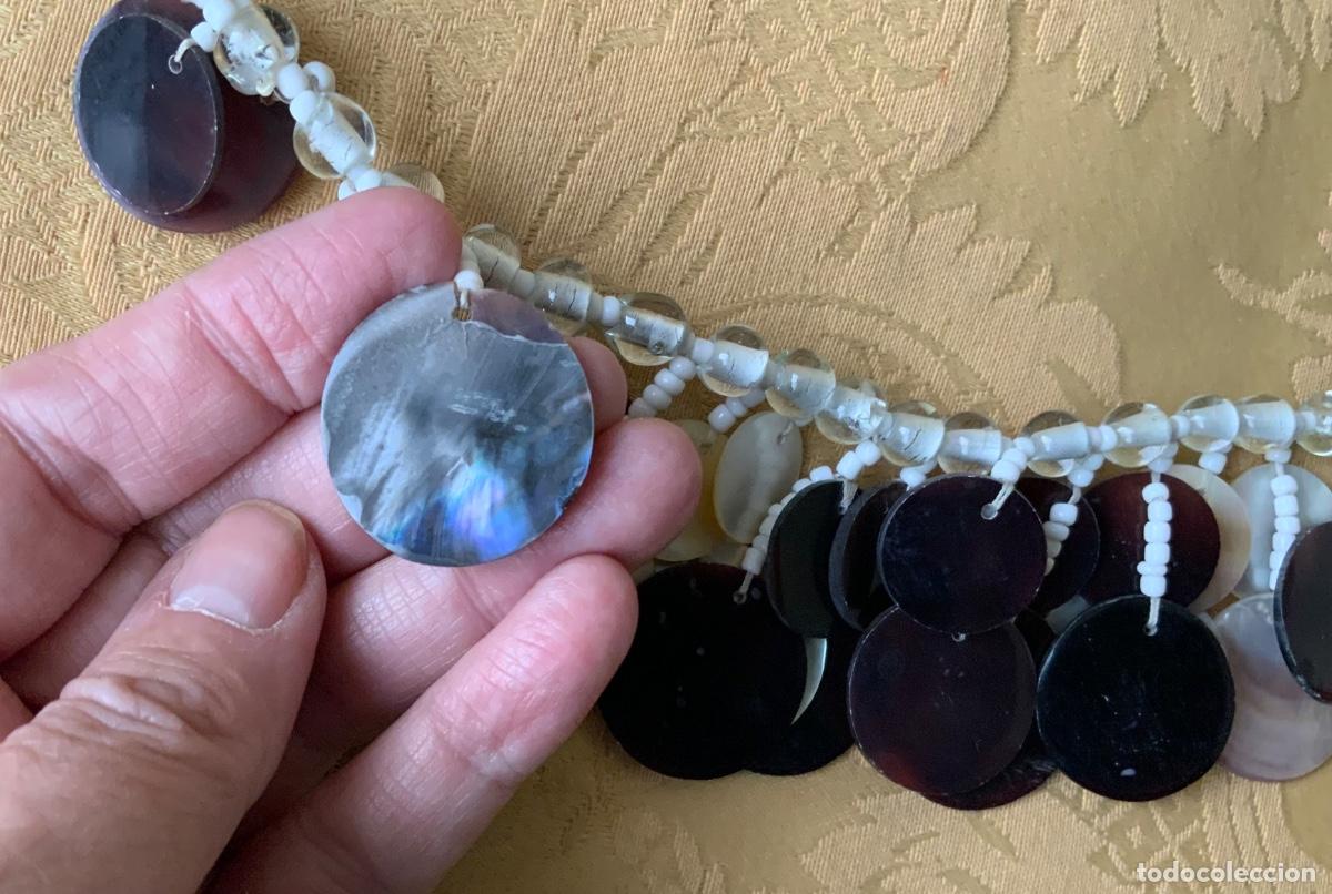 Joyeria: COLLAR ETNICO DE NACAR Y CAREY NATURAL - Foto 4