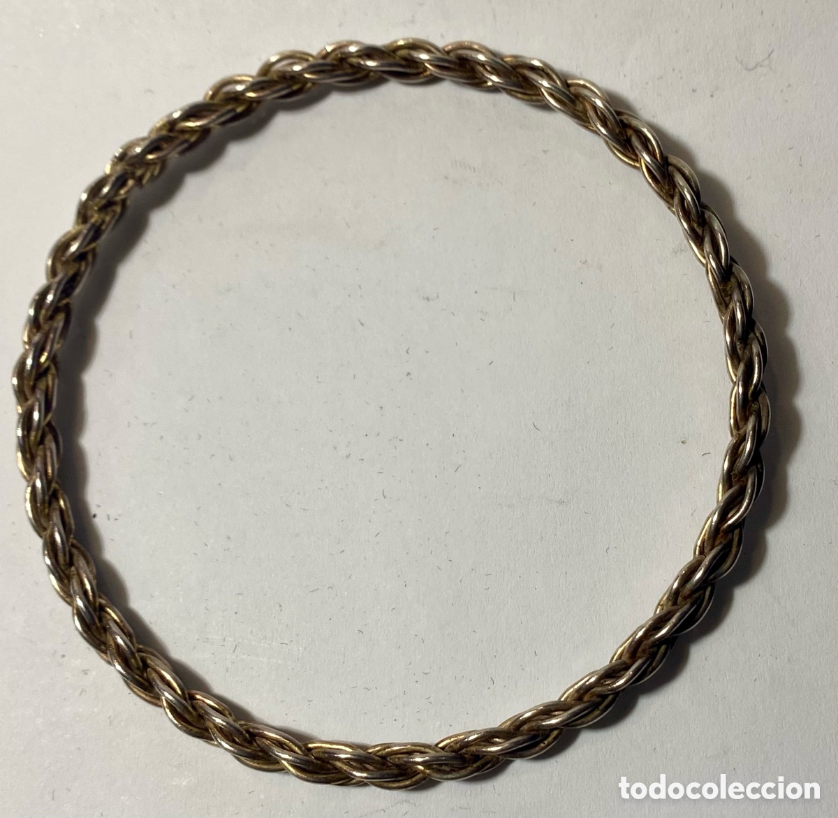 Joyeria: Pulsera de plata trenzada Peso 16 gr. - Foto 2