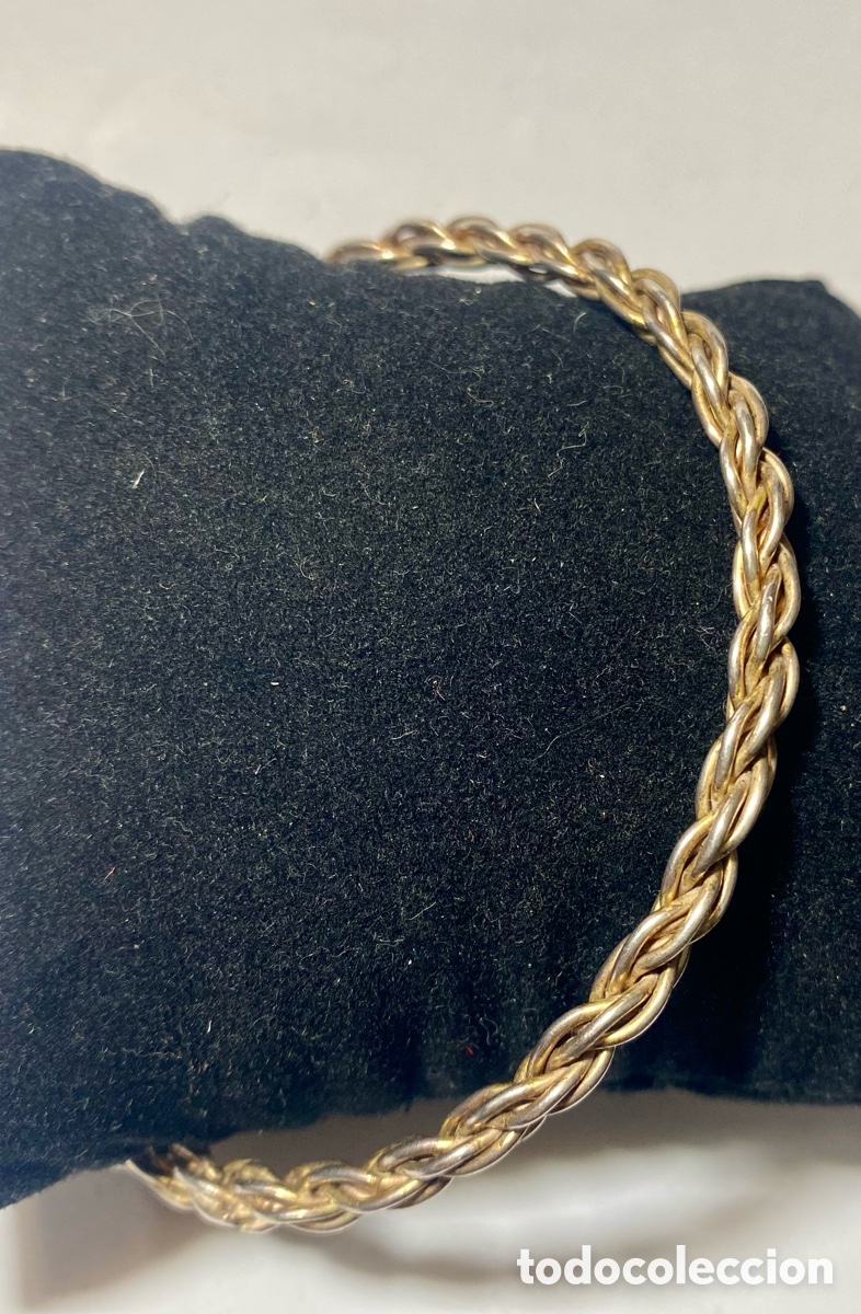 Joyeria: Pulsera de plata trenzada Peso 16 gr. - Foto 4