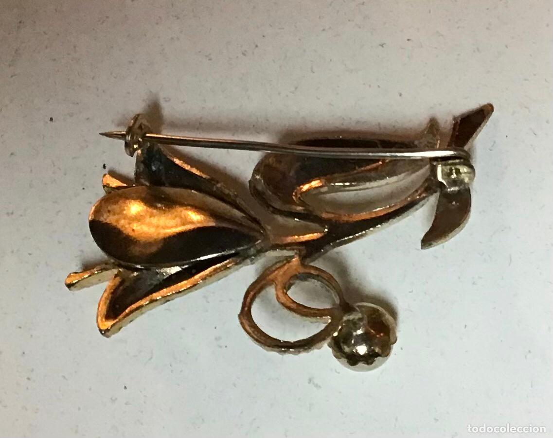 Joyeria: BROCHE DAMASQUINADO CON PERLA - Foto 2