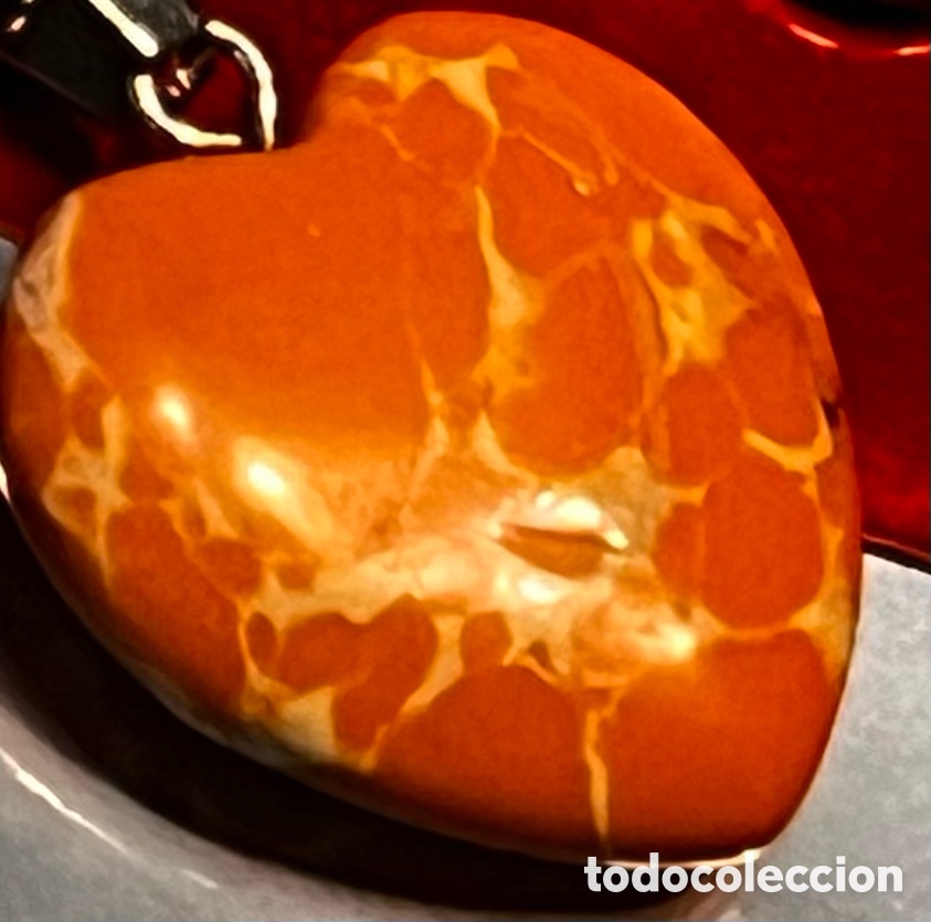 Joyeria: Coralina en forma de coraz&oacute;n (anaranjada) - Foto 3
