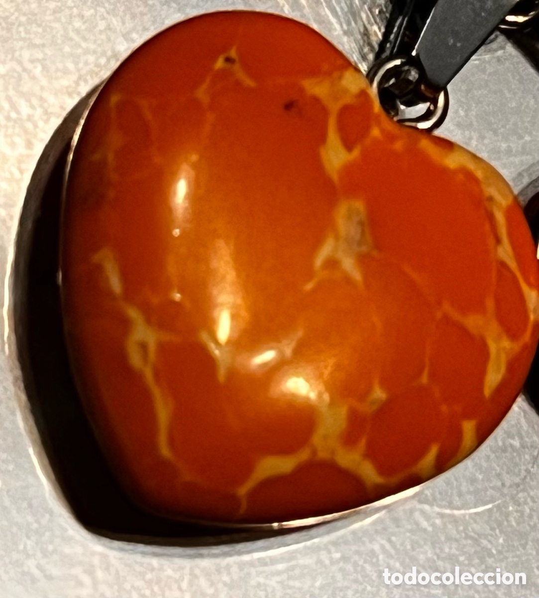 Joyeria: Coralina en forma de coraz&oacute;n (anaranjada) - Foto 5